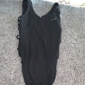 Black LA Hearts Bodysuit